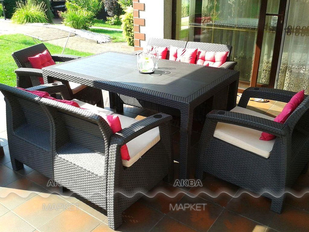 Комплект terrace set стол 2 кресла