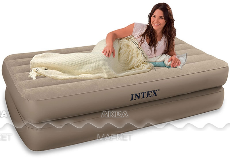 Intex кровать rising comfort