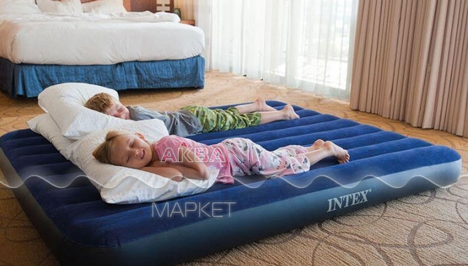 Надувной матрас intex downy bed 64763