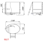     Blumenberg   TBK 110x77 ( 110/7)