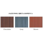     Jazzi SKT 333E  White Pearlescent,  Chocolate